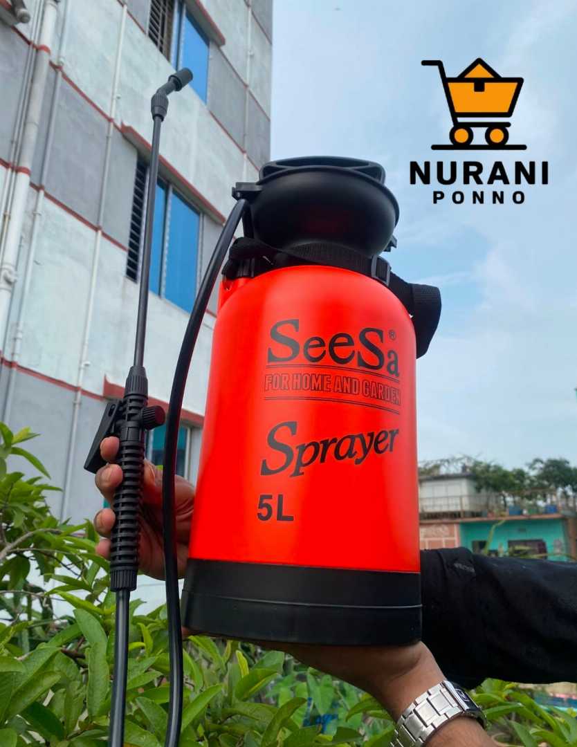5,Liter,Premium,Seesa,Pressure,Sprayer,(Orange)